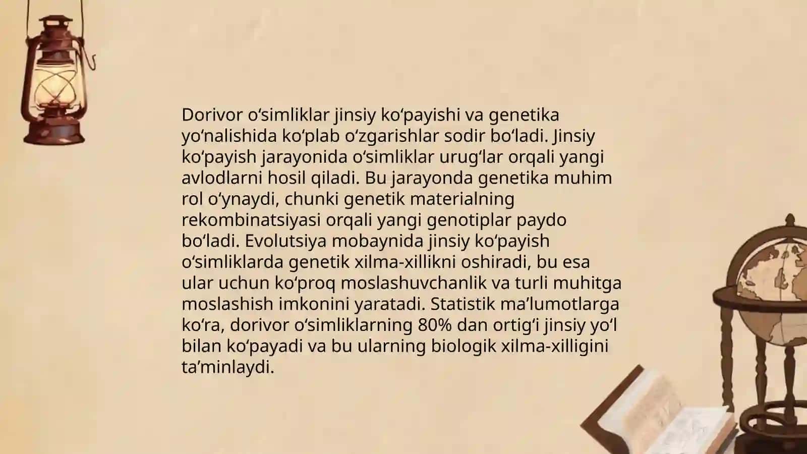 Dorivor o‘simliklar ko‘payishi jinsiy ko‘payish evolutsiyasi 3