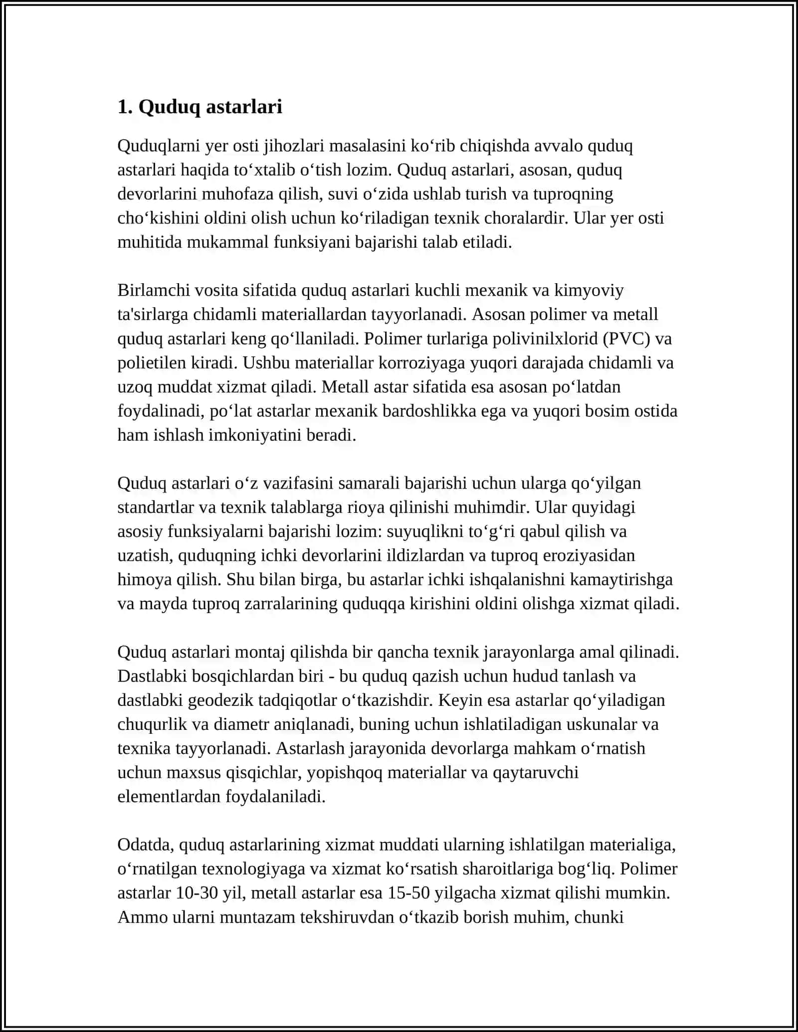 QUDUQLARINI YER OSTI JIHOZLARI 3