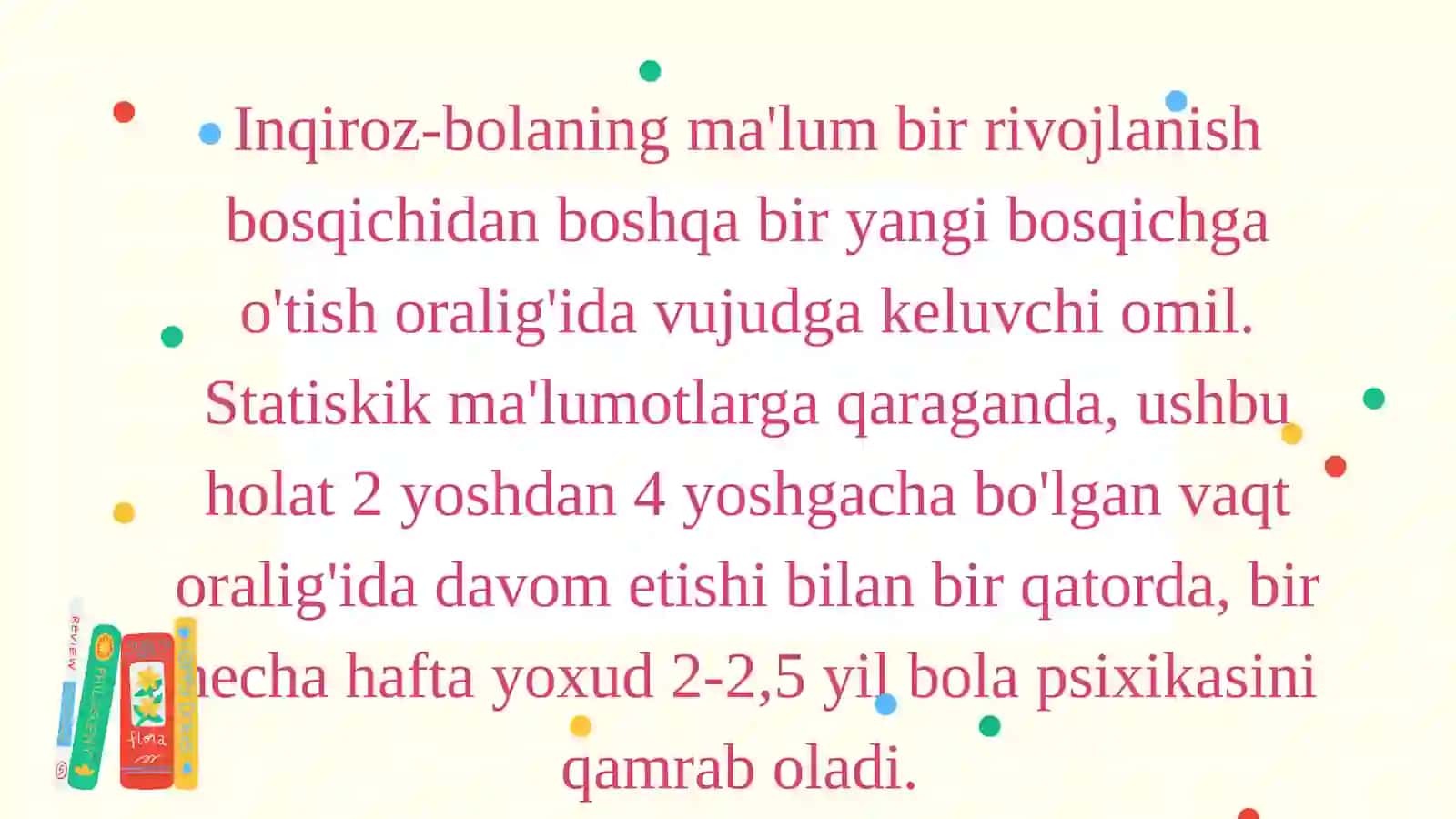 Uch yosh inqirozi 3