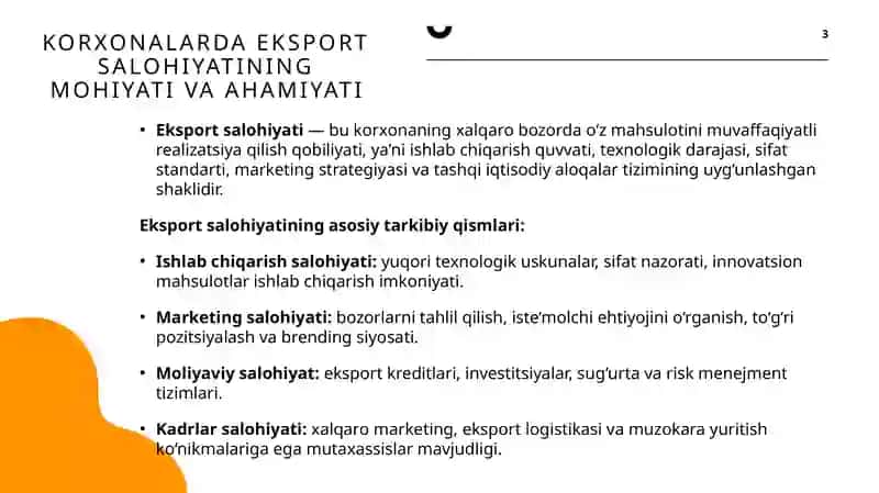Korxonalarda eksport salohiyatni oshirishda innovatsion marketing texnologiyalaridan samarali foydalanish 3