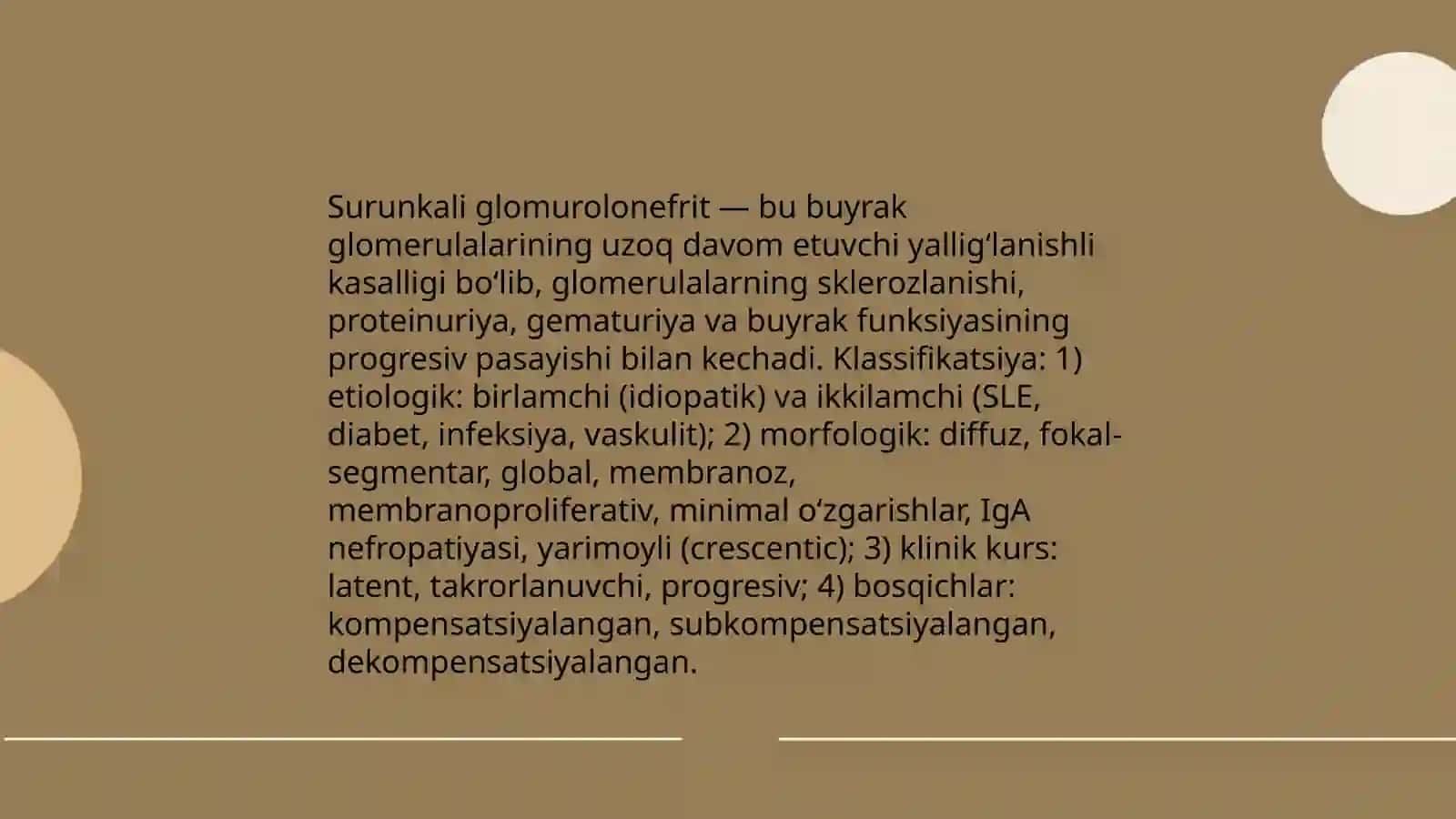 Surunkali glomurolonefrit 3