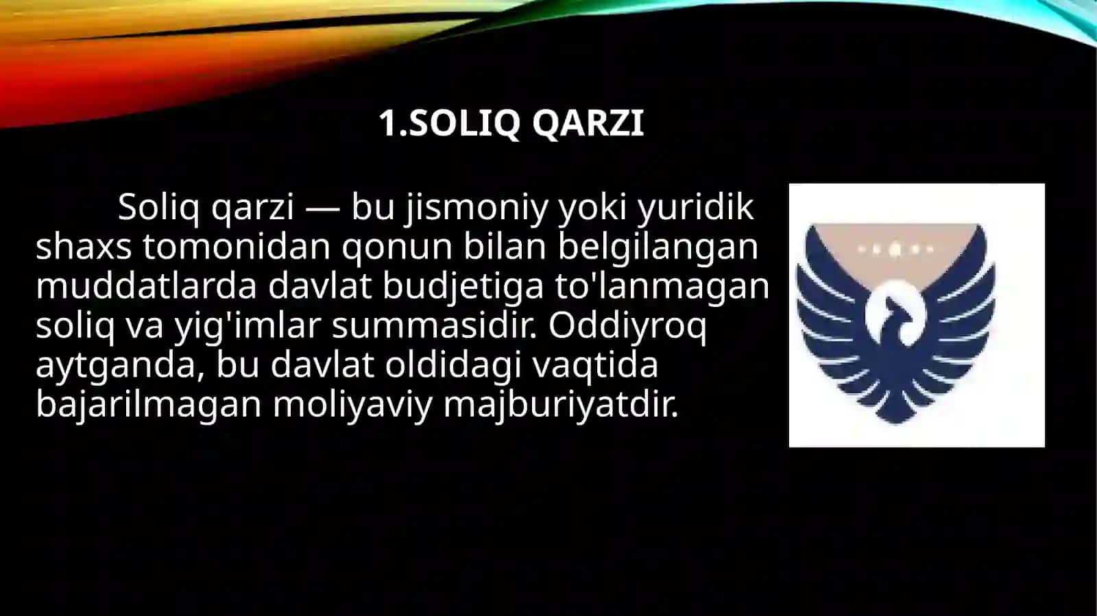 Soliq qarzi va undirish tartibi 3