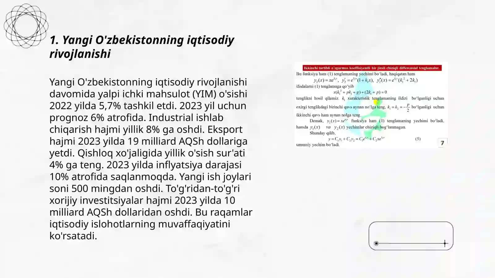 Yangi O'zbekistonning iqtisodiy rivojlanishi 3
