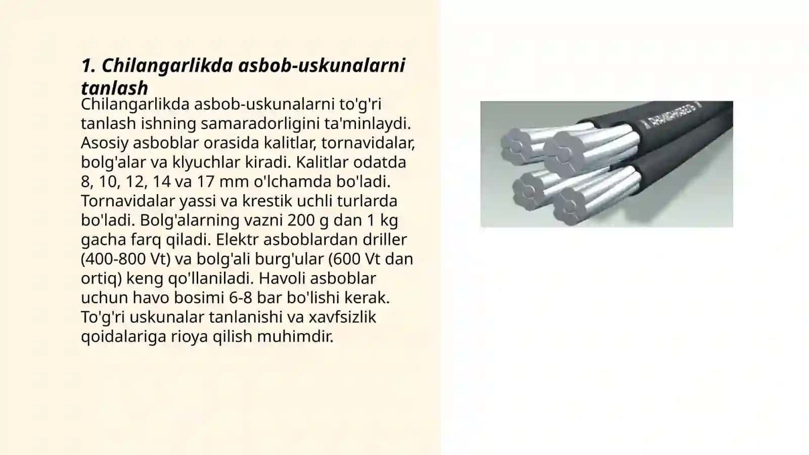 Chilangarlikda simlar bilan ishlash texnologiyasi 3
