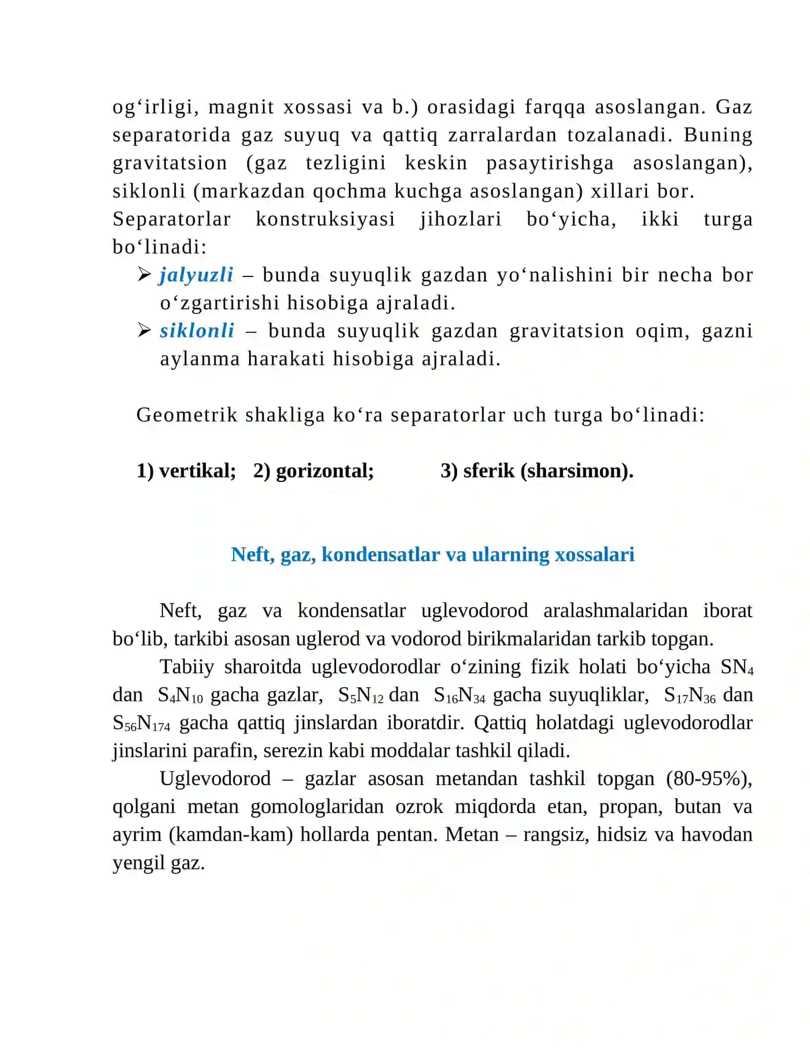 Konlarda gazni yig’ish tizimi 3