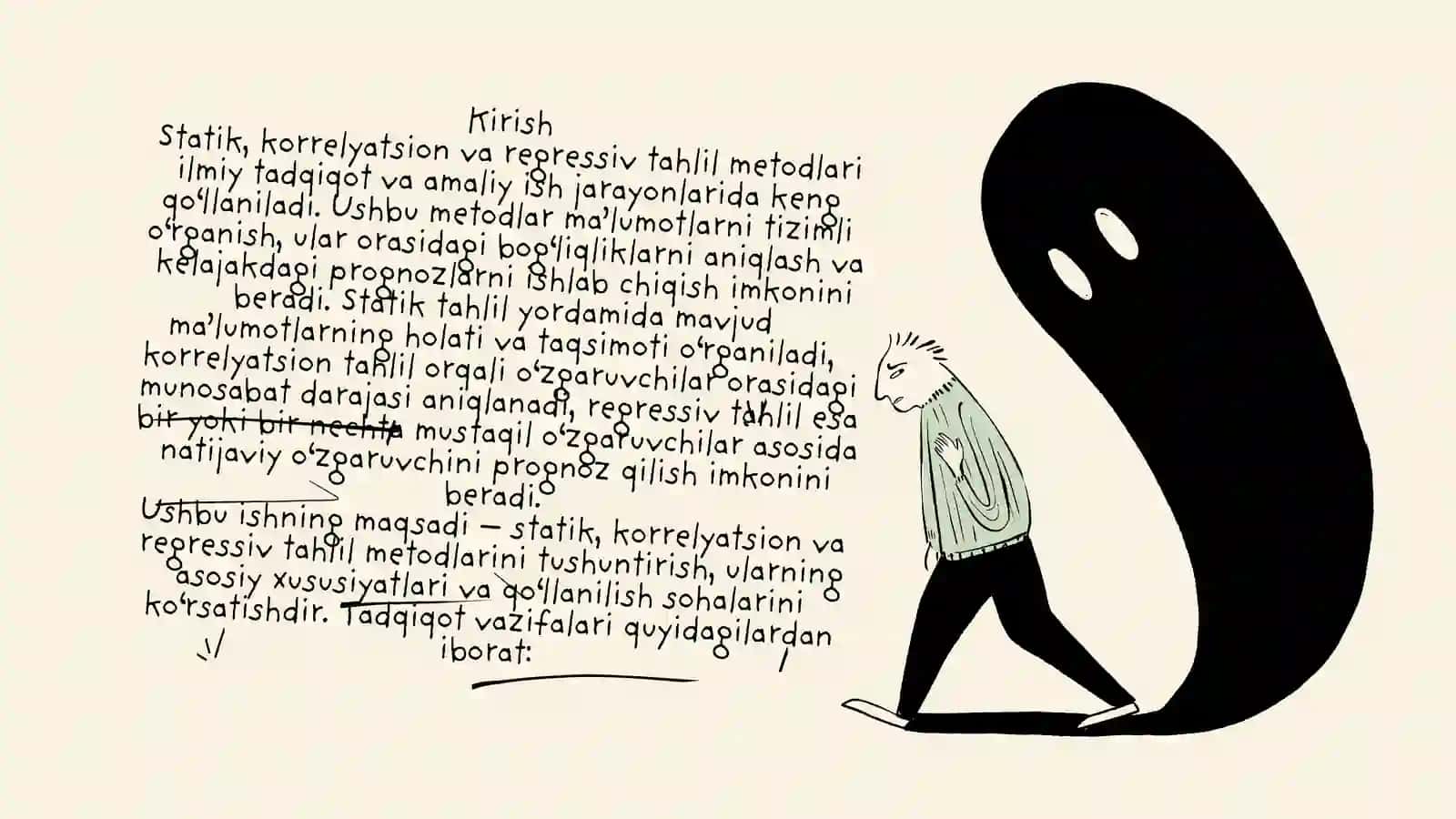 Statik, korrelyatsion va regressiv tahlil metodlari 3
