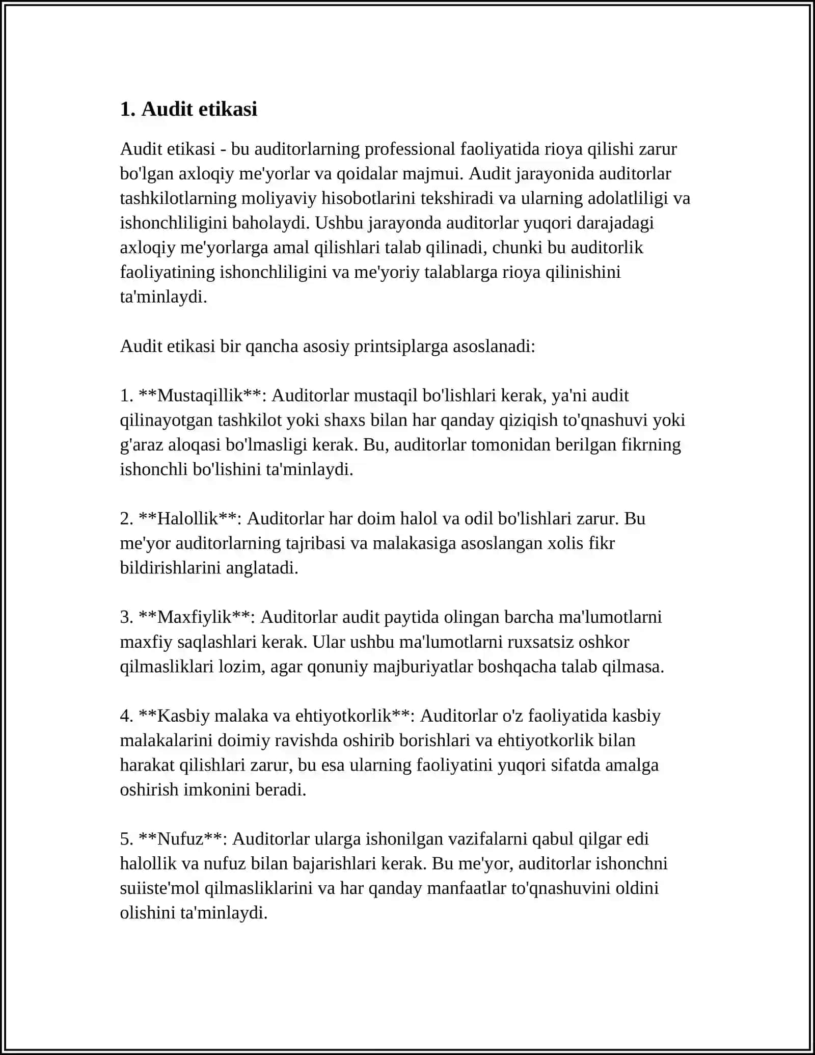 AUDITORLARNING AHLOQ KODEKSI 3