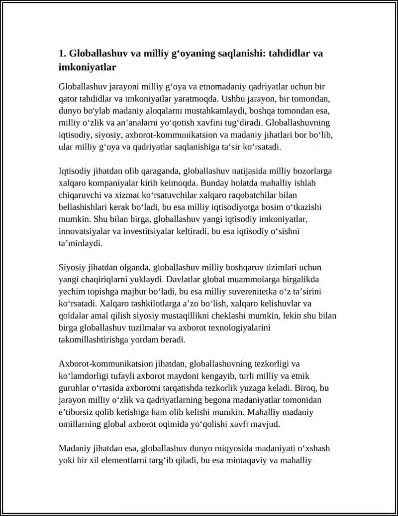 GLOBALLASHUV - MILLIY G‘OYA VA ETNOMADANIY QADRIYATLARGA EHTIYOJNI ORTISHI 3