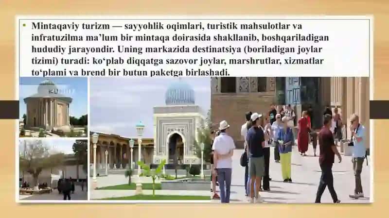 Mintaqaviy Turizm Resurslari Fanining Maqsad va Vazifalari 3