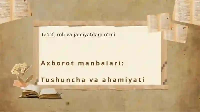 Axborot manbalari va ularning turlari 3
