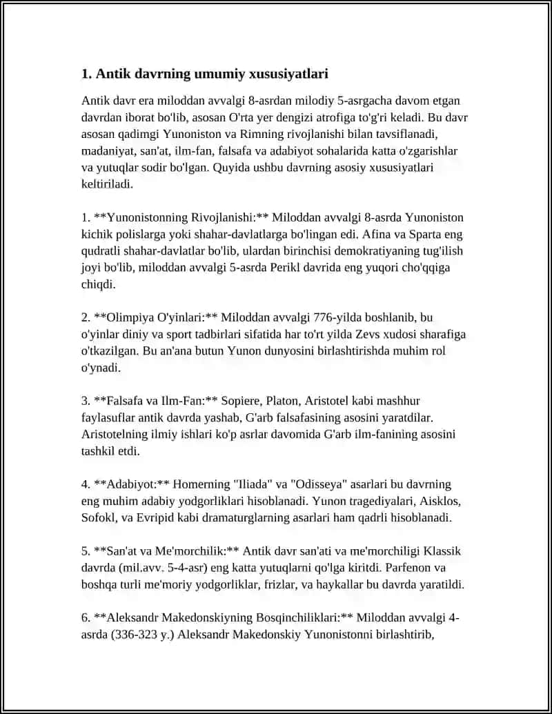 ANTIK DAVRDA TARIXNING BOSHLANISHI 3