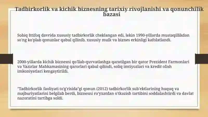Mintaqalardatadbirkorlikvakichikbiznesningrivojlanishi 3