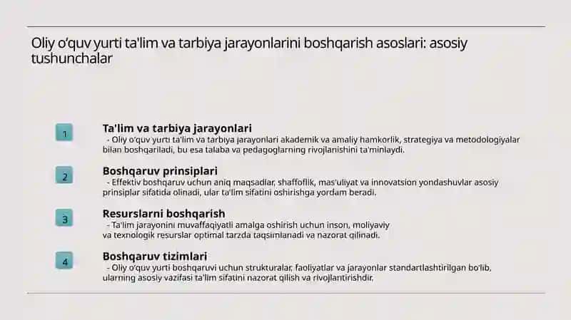 Oliyoʻquv yurti ta'lim va tarbiya jarayonlarini boshqarish asoslari 3