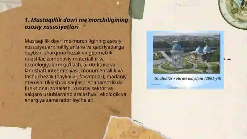 Mustaqillik davri me'morchiligi 3