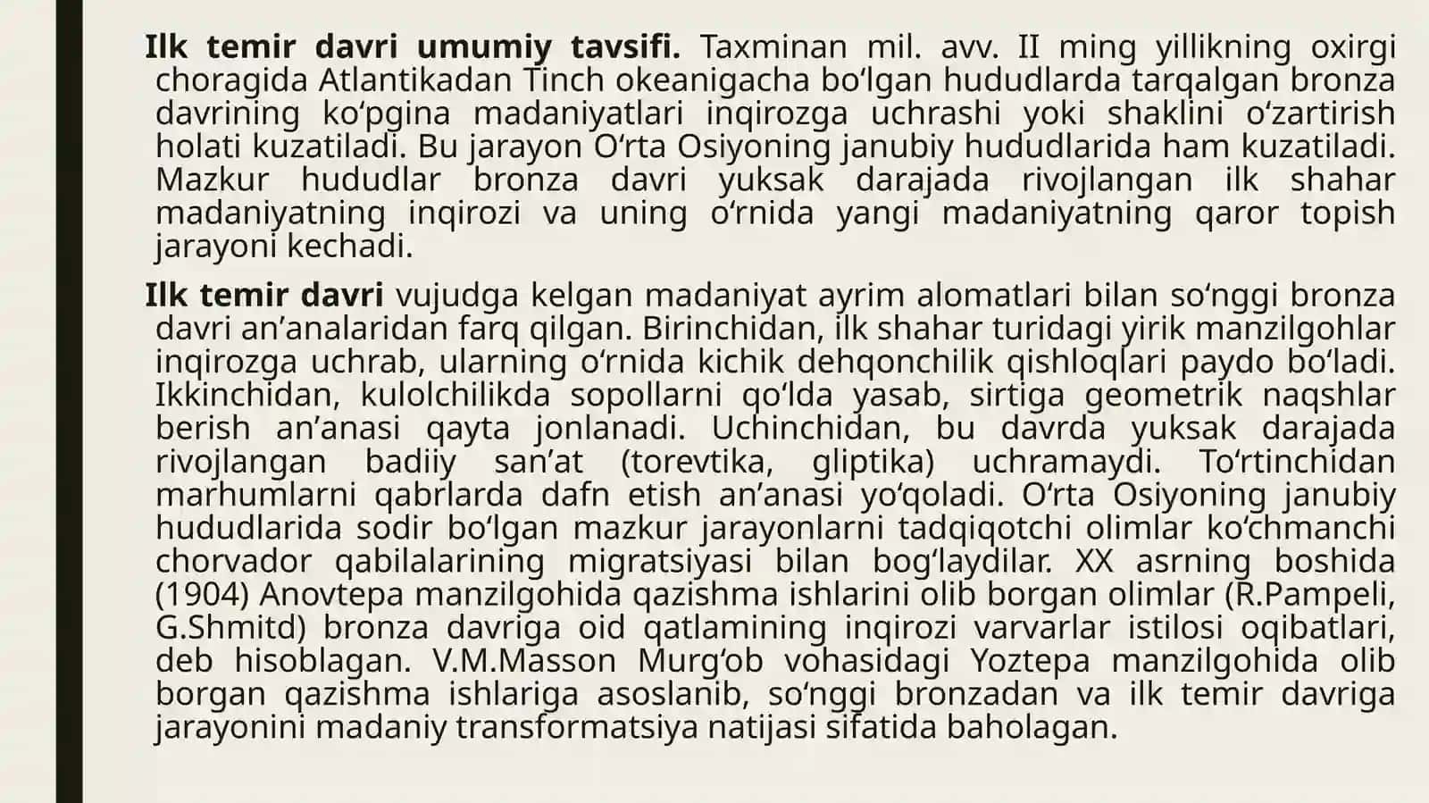 So’ngi bronza va ilk temir davri 3