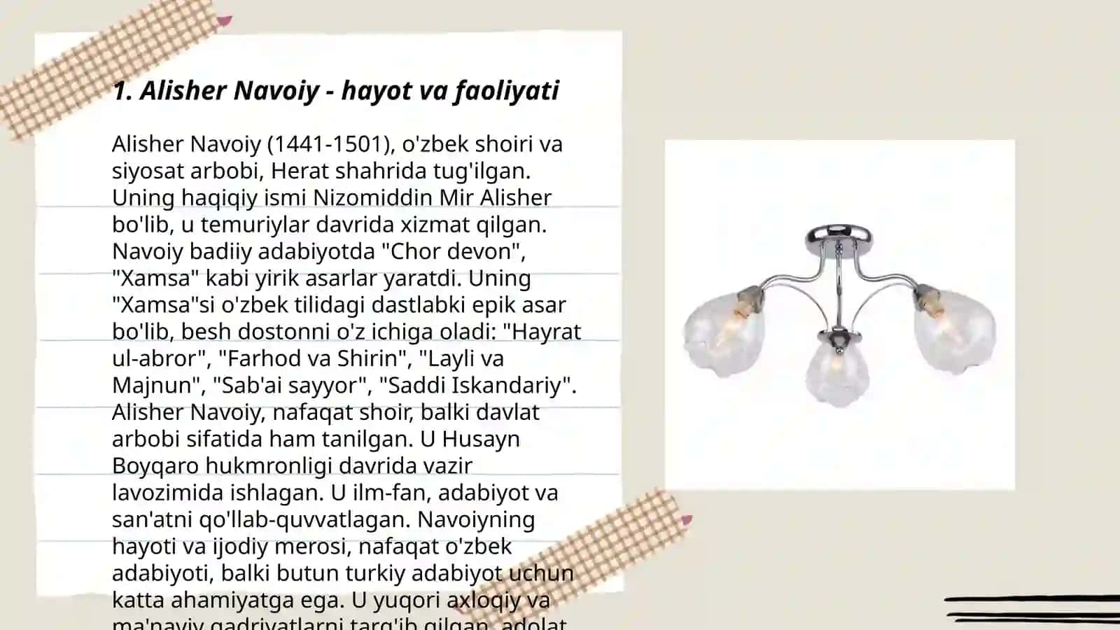 Alisher Navoiy hayoti 3