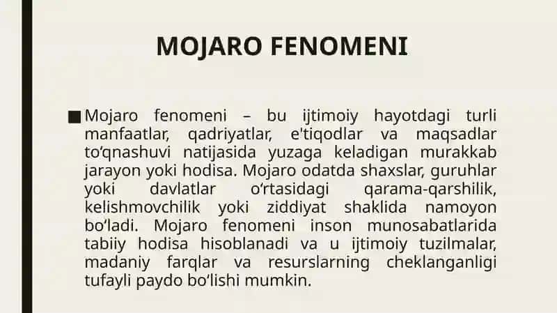Mojarolar fenomenini o‘rganishda klassik yondoshuvlar 3