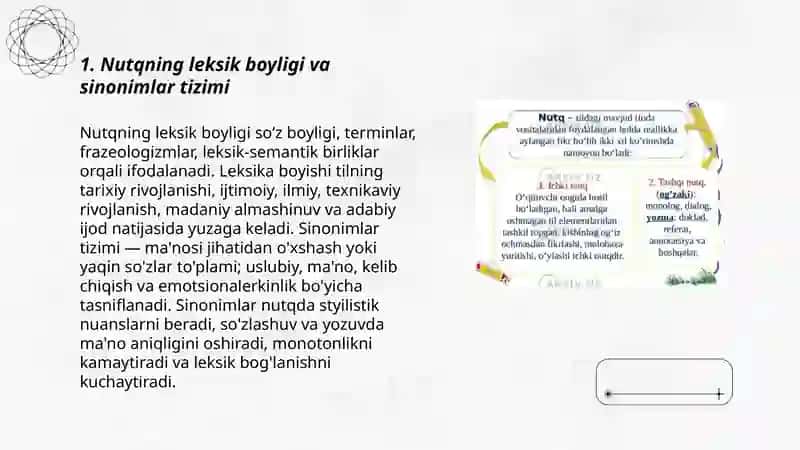 Nutqning Boyligi va Joyaliligi 3