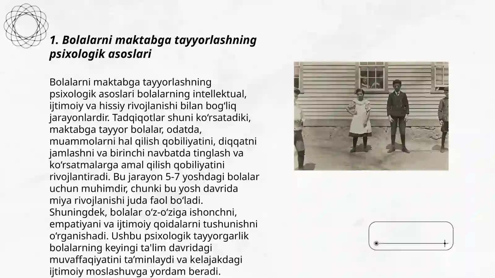 Bolalarni maktabdagi taʼlim jarayoniga psixik jihatdan tayyorlash 3