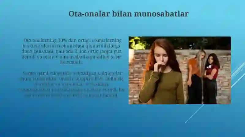 Tarbiyasi qiyin o’smirlar 3