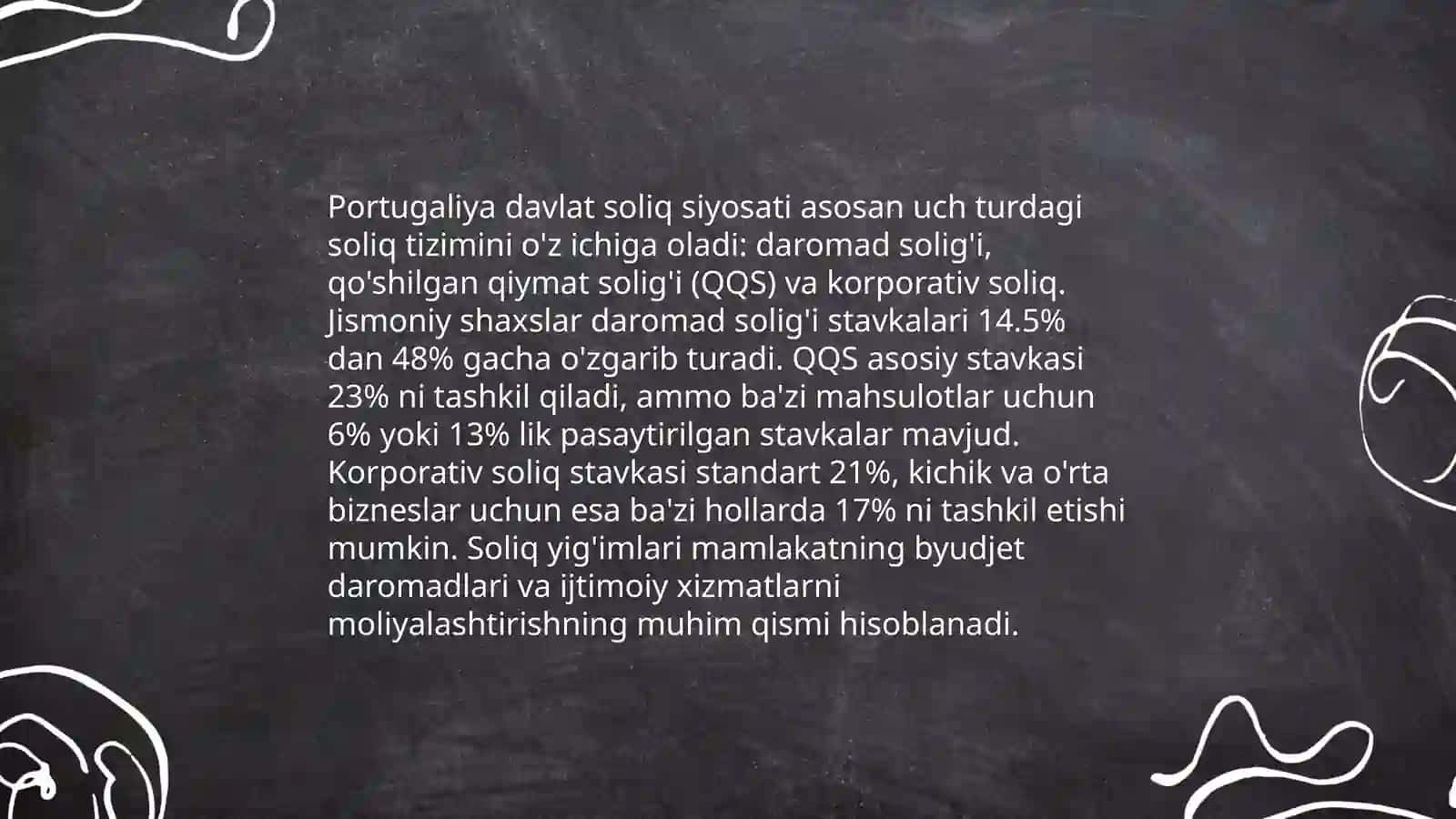 Portugaliya davlatni soliq tizimi 3