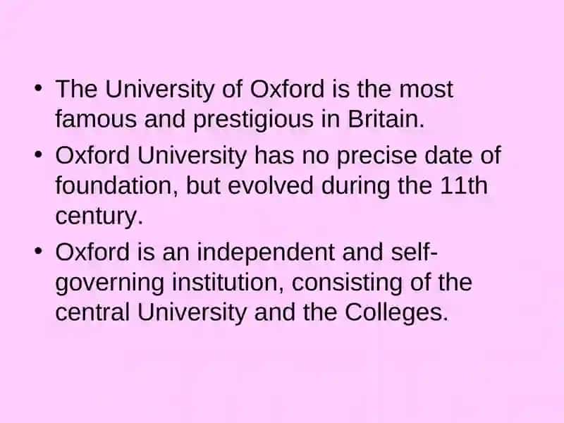 Oxford University 3