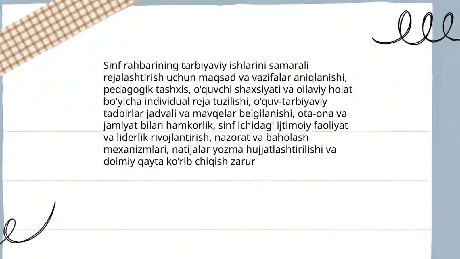 Sinf rahbarining tarbiyaviy ishi 3