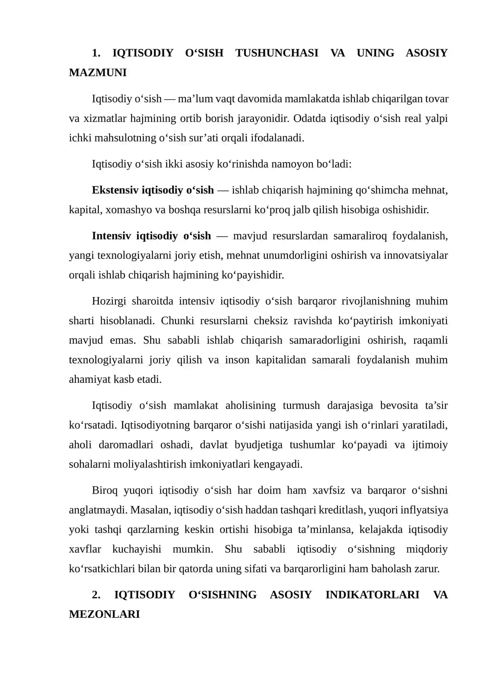 IQTISODIY O‘SISH INDIKATORLARI VA MEZONLARI ASOSIDA XAVF DARAJASINI BAHOLASH 3