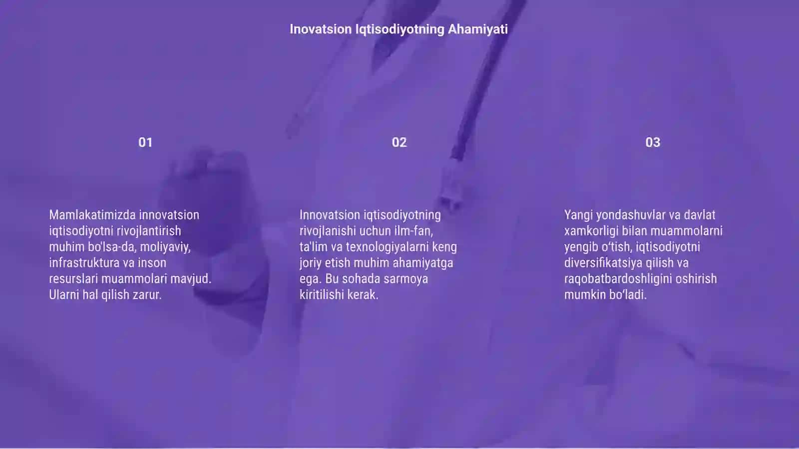 Innovatsion Iqtisodiyotni Rivojlantirishdagi Muammolar va Ular Hal Etish Yo'llari 3