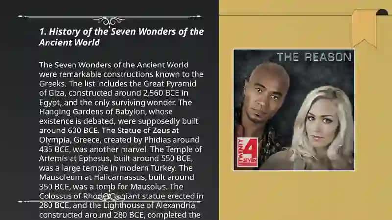 Seven wonders in the world 3