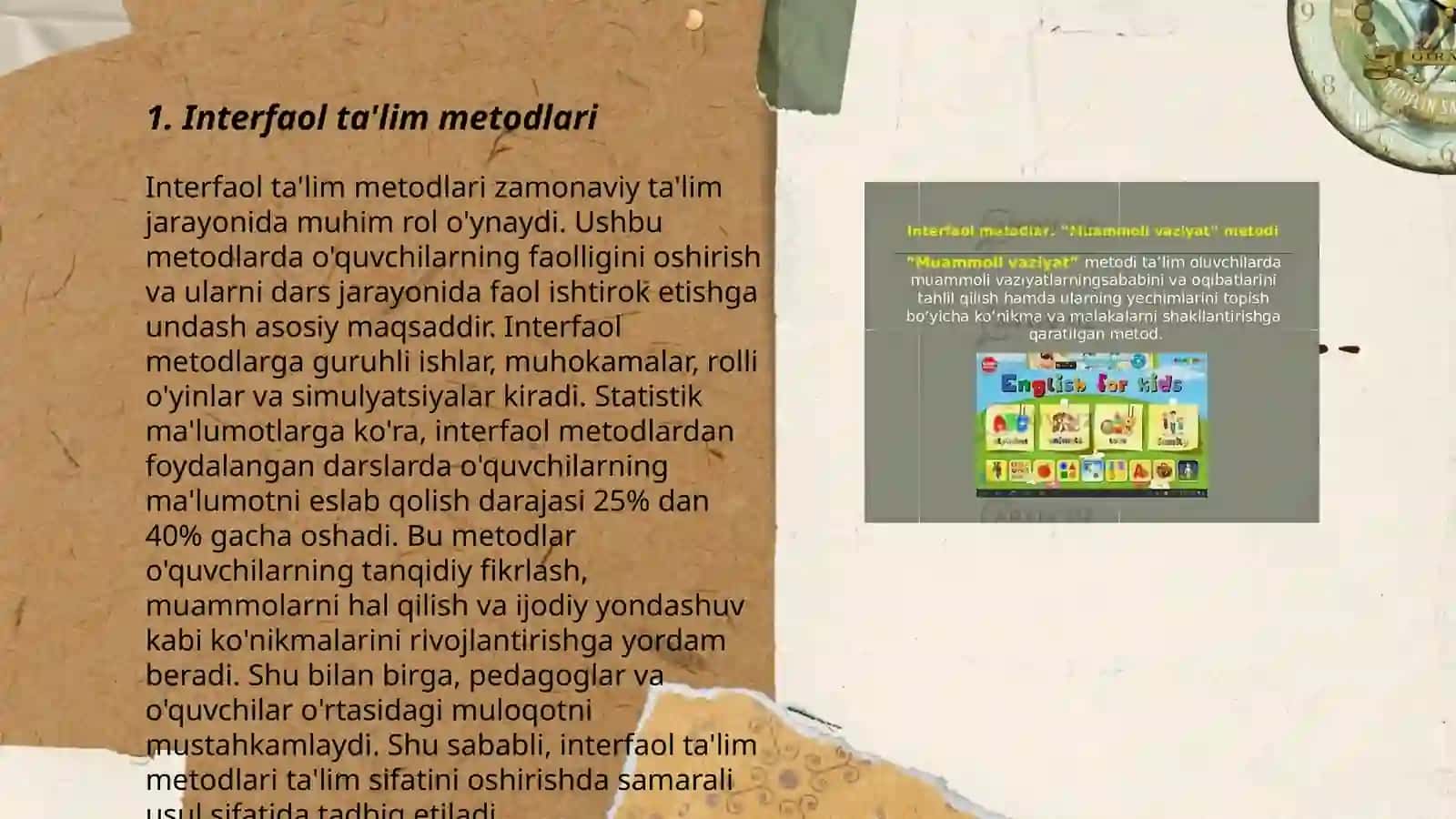 O'qitishning interfaol modeli 3