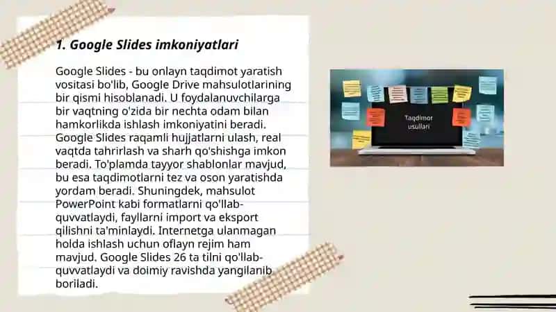 Zamonaviy taqdimot muharrirlari tahlili 3
