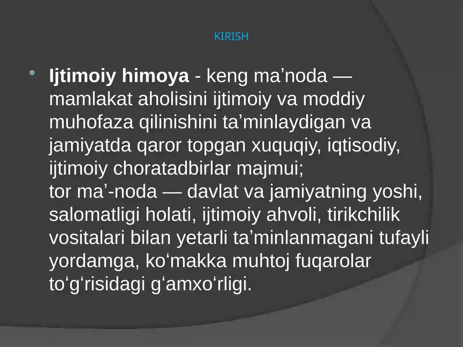Ijtimoiy himoya dasturining nazariy va amaliy jihatlari 3