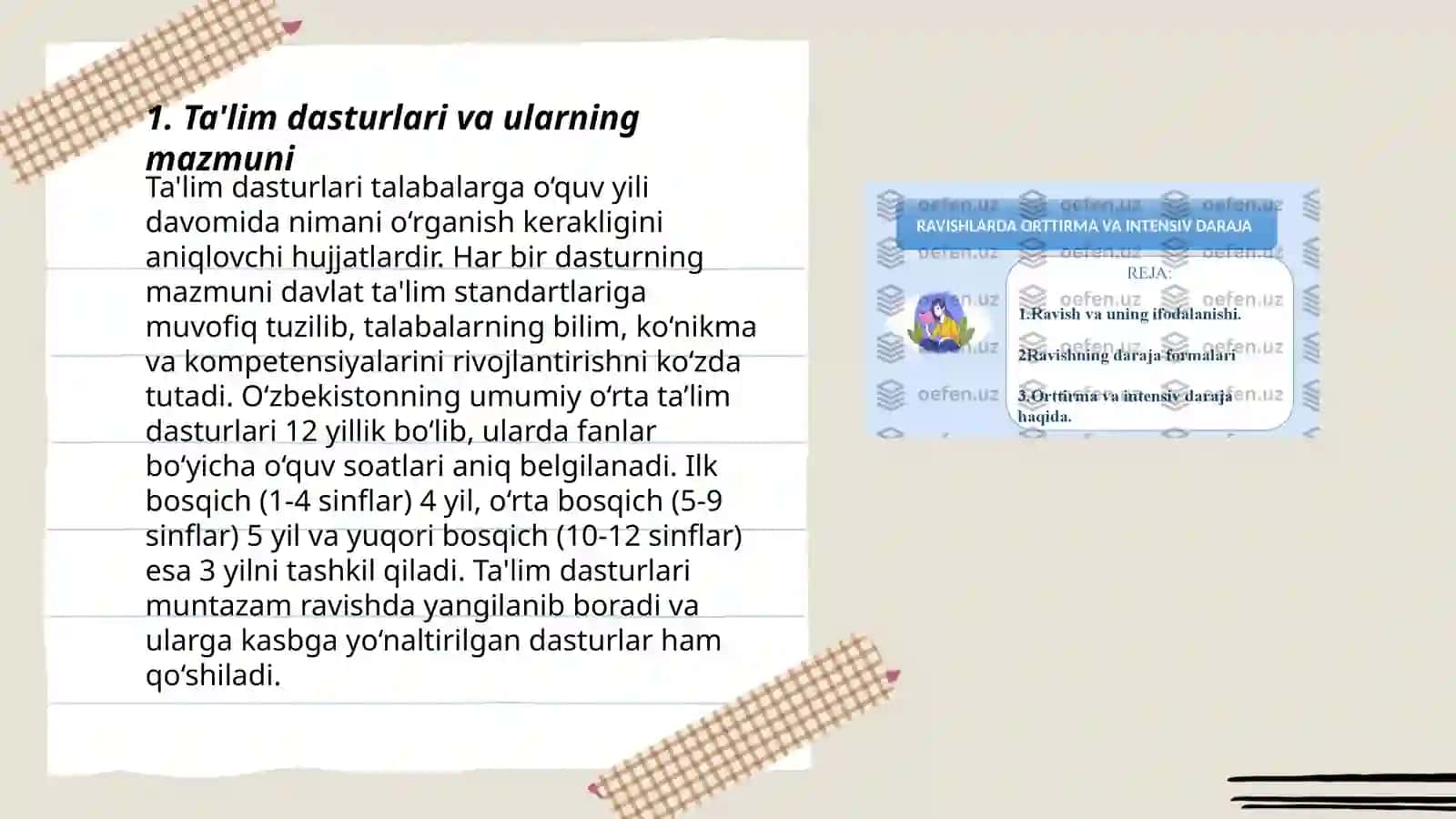 Ta'lim dasturlari va ularning mazmuni 3