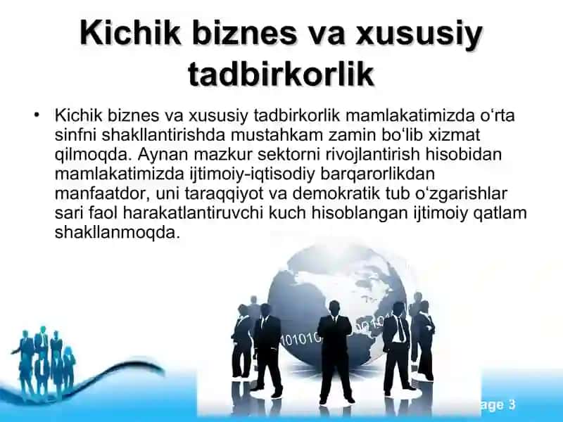 Xususiy korxonalaming tashkiliy-iqtisodiy asoslari 3