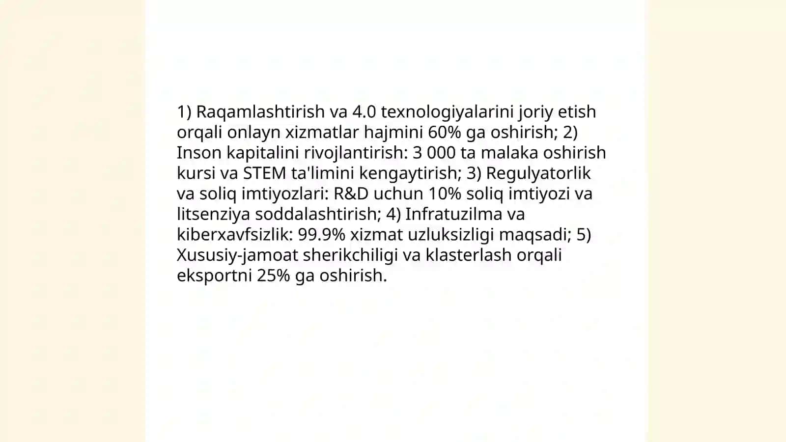 Innovatsion iqtisodiyotda xizmatilar bozorini rivojlantirish 3