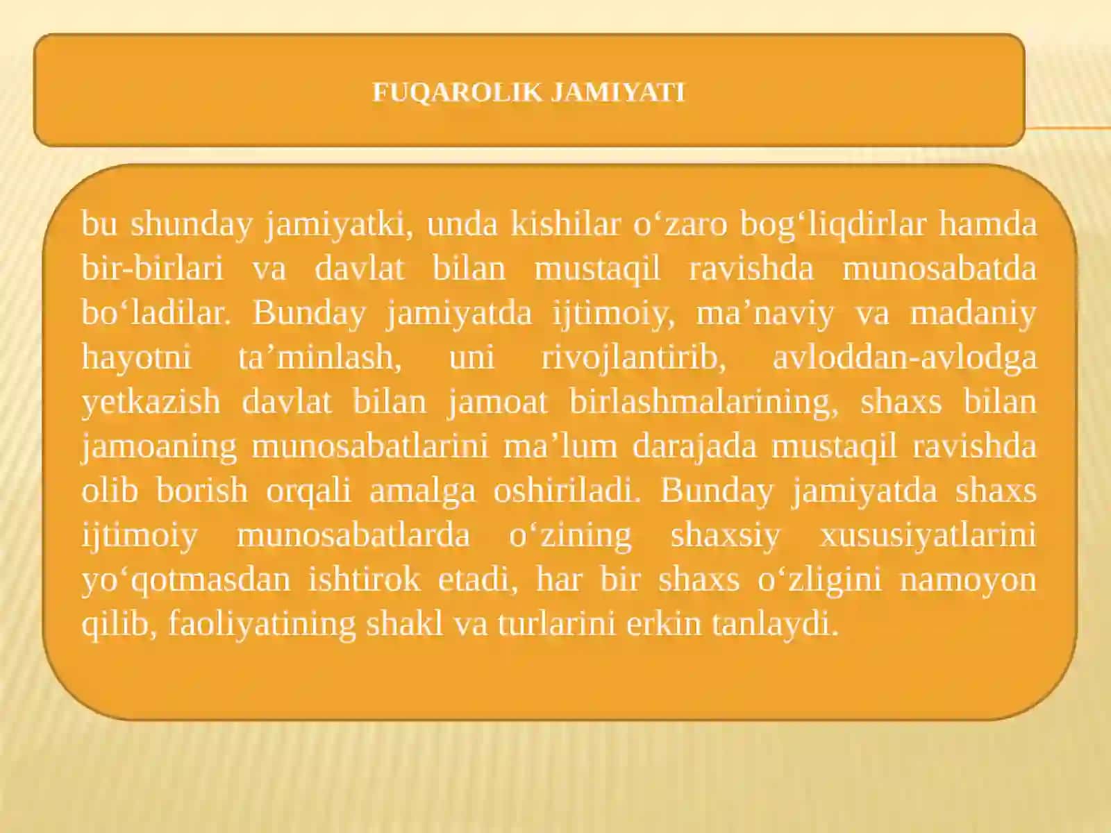 O‘ZBEKISTONDA DEMOKRATIK, FUQAROLIK JAMIYATI ASOSLARINING SHAKLLANISHI 3