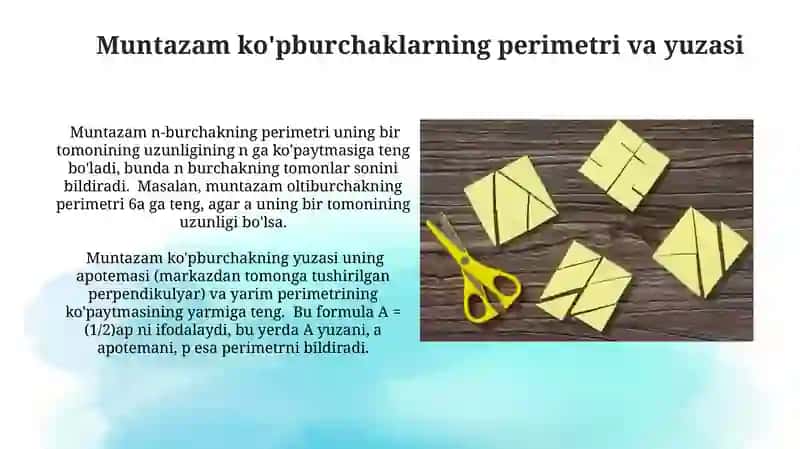 Muntazam ko'pburchaklarni Yechishdagi Muammolar 3