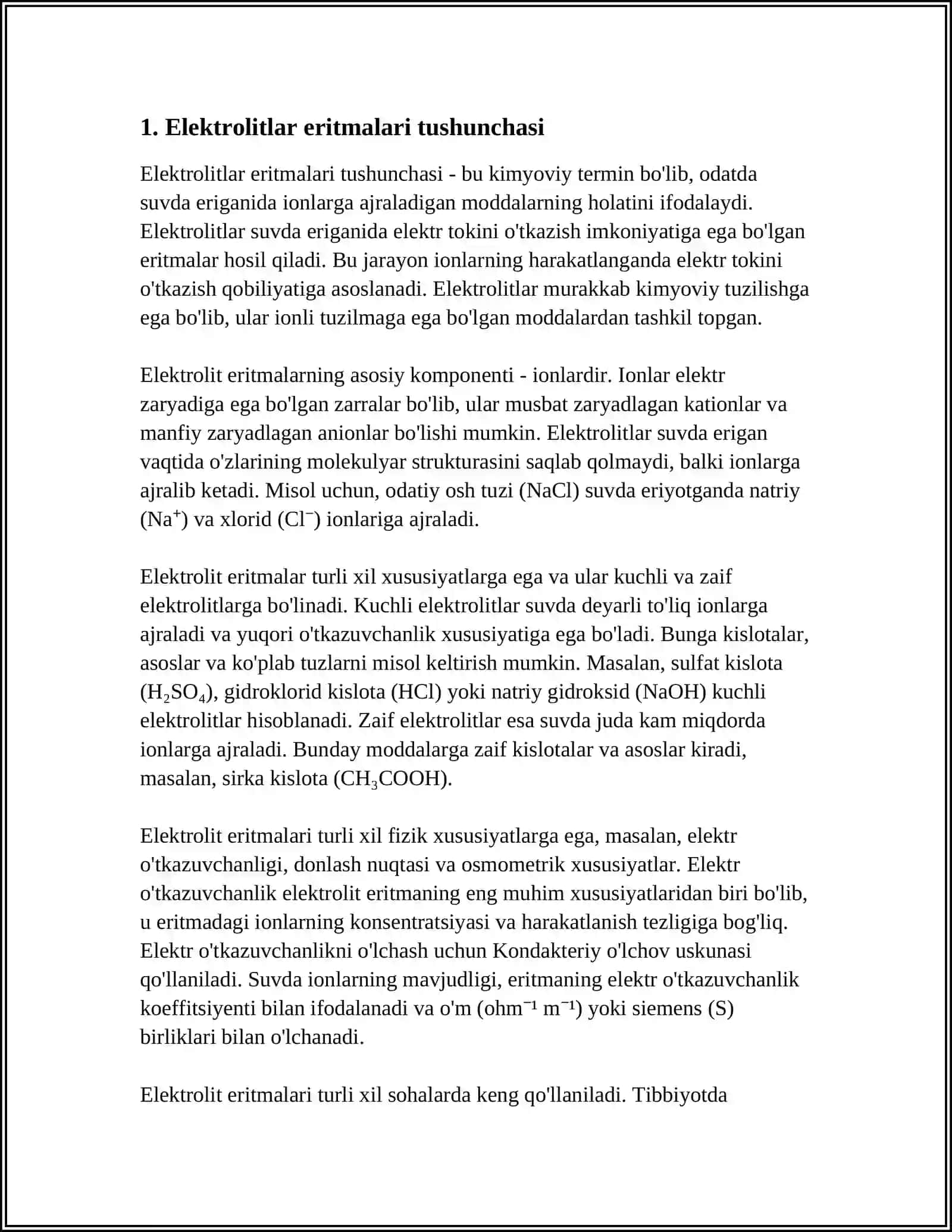 ELEKTROLITLAR ERITMALARI 3