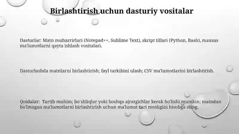 Sôzlarni qôshib yozish qoidalari 3