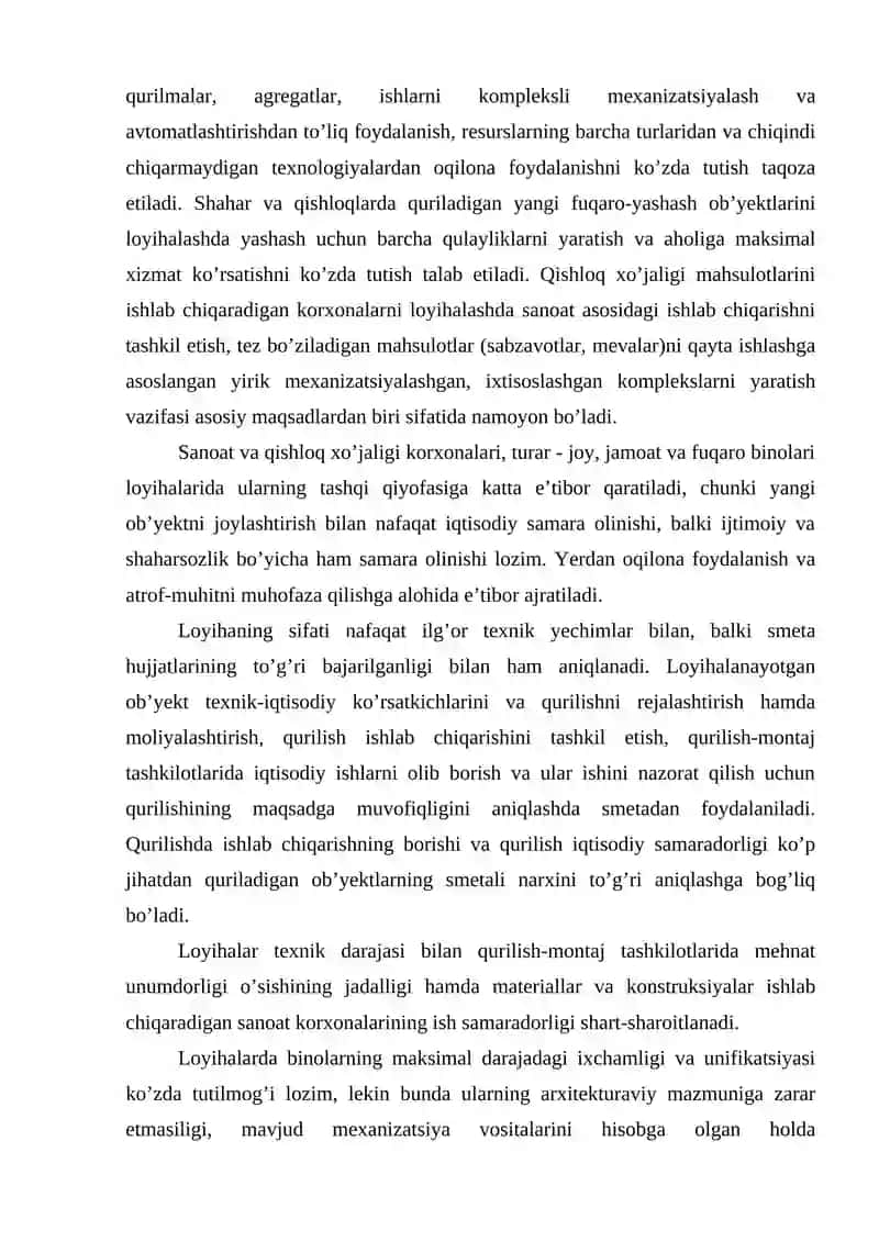 Qurilishda Loyihalashtirish Iqtisodiyoti 3
