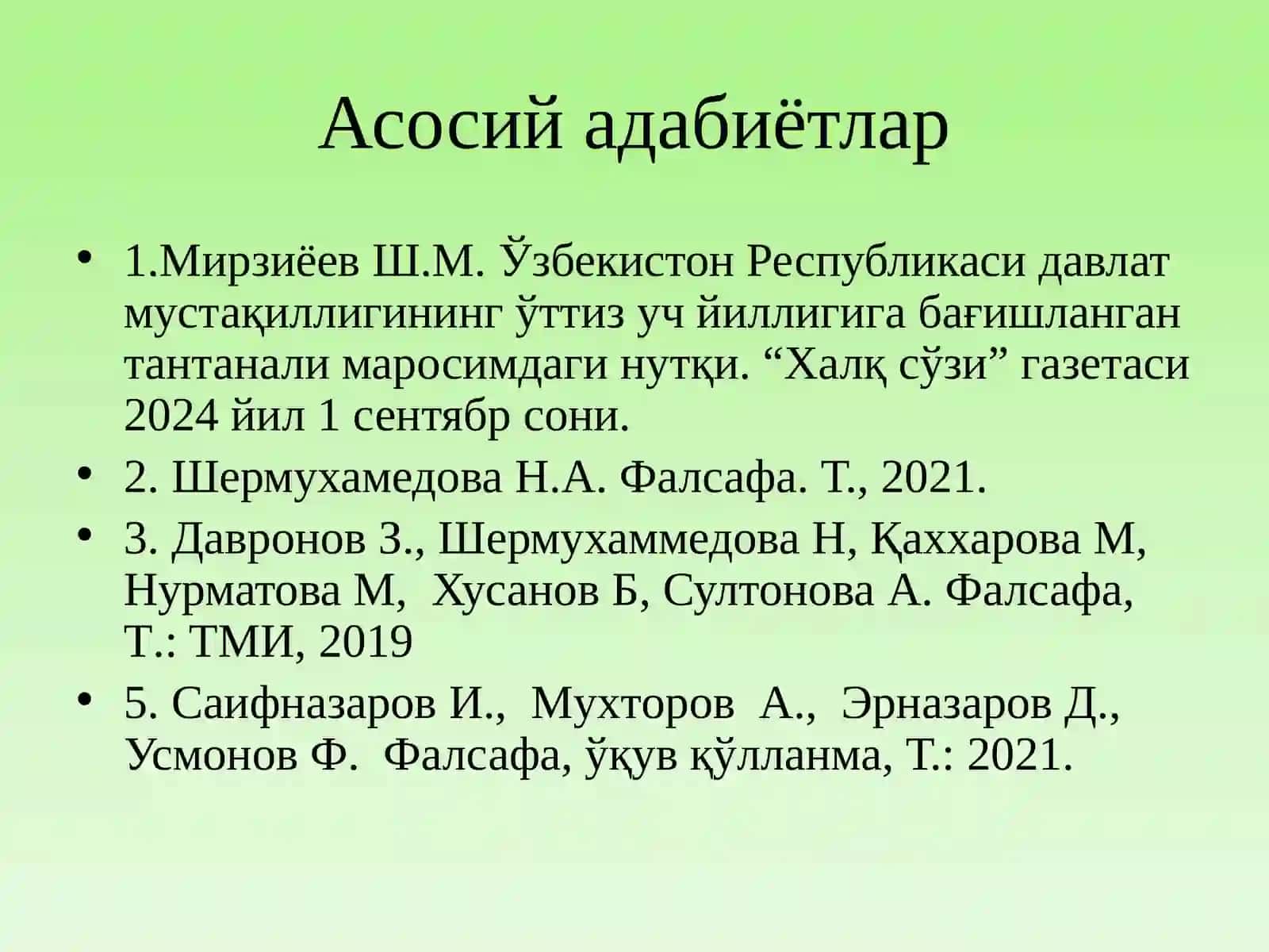 Фалсафанинг моҳияти ва жамият тараққиётидаги роли 3