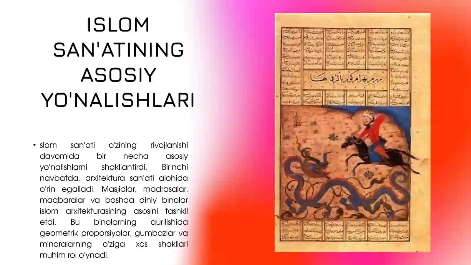 ISLOM VA TASVIRIY SANAT 3