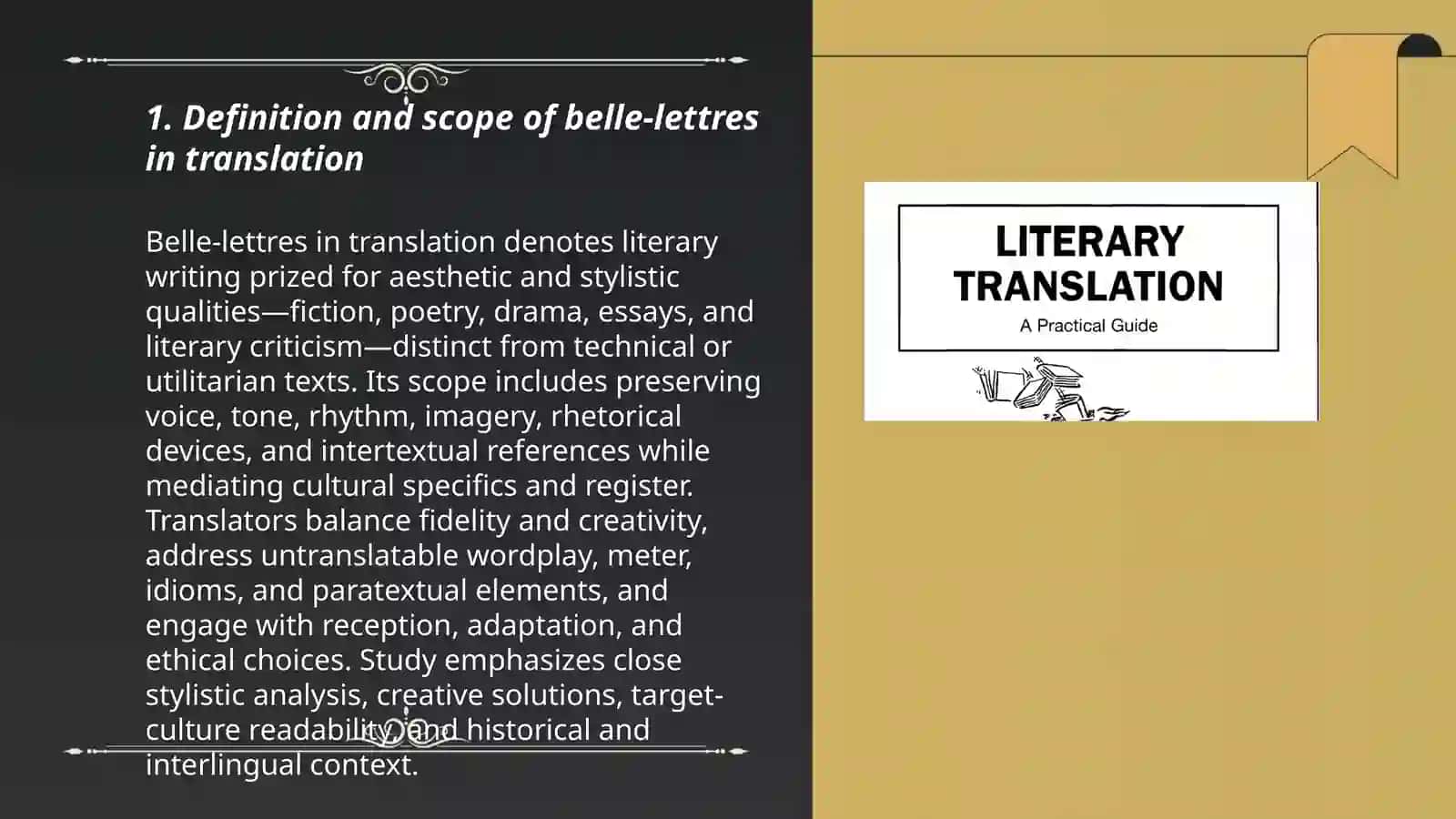 Introduction to literary translation (translation of belle-letters) 3