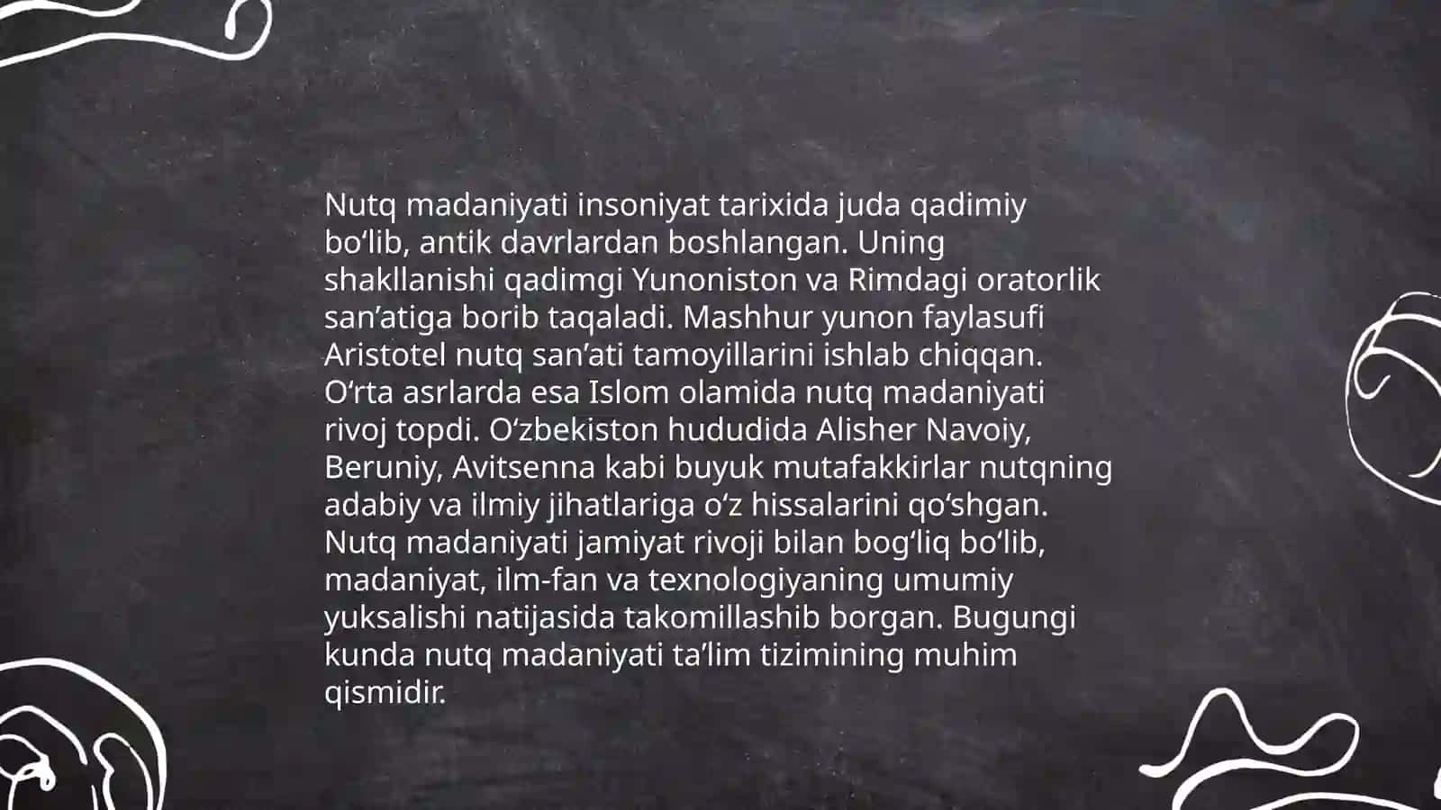 Nutq madaniyati va notiqlik san'ati tarixidan 3