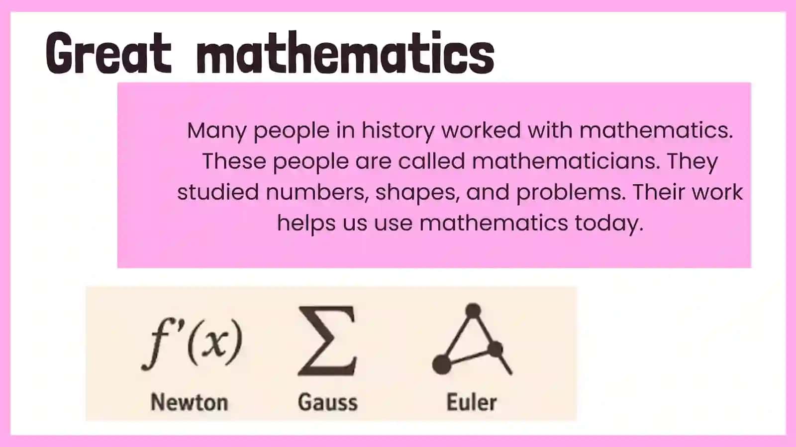 Famous Mathematicians 3