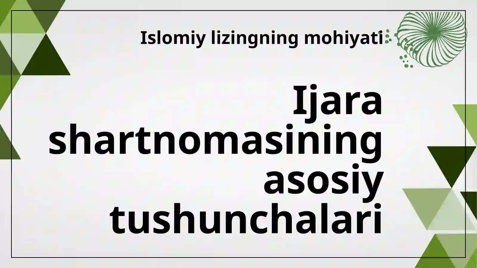 Ijara shartnomasi: islomiy lizing 3