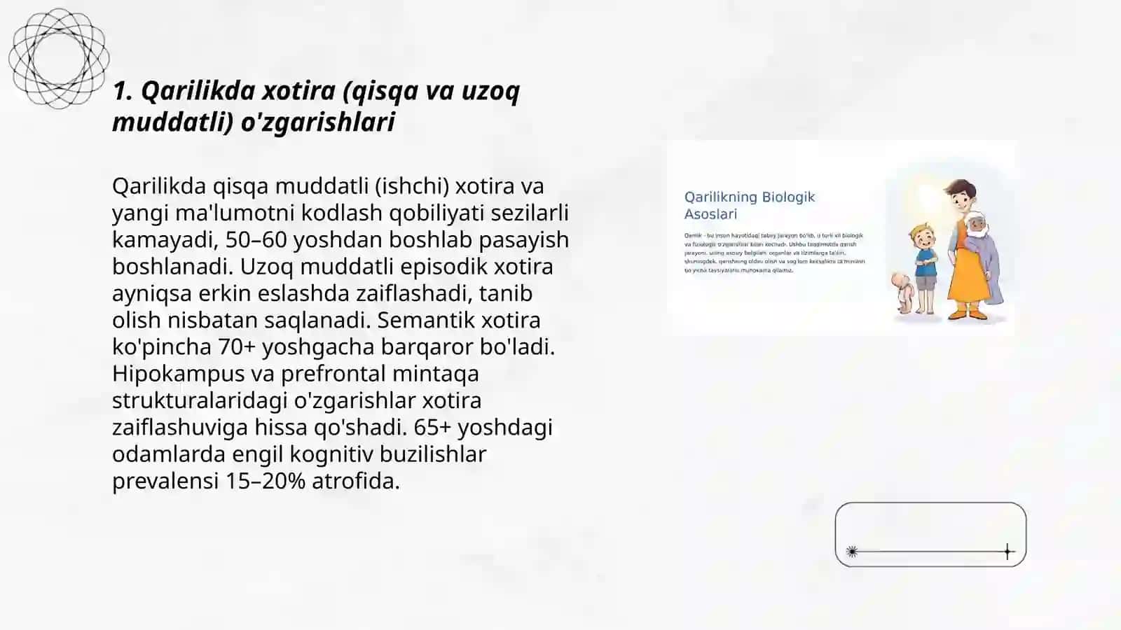 Qarilik davrida bilish jarayonidagi òzgarishlar 3