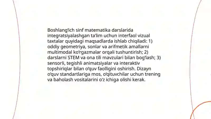 Boshlang‘ich sinf matematika darslarida integratsiyalashgan ta’limga oid ko‘rgazmali qurollar yaratish 3