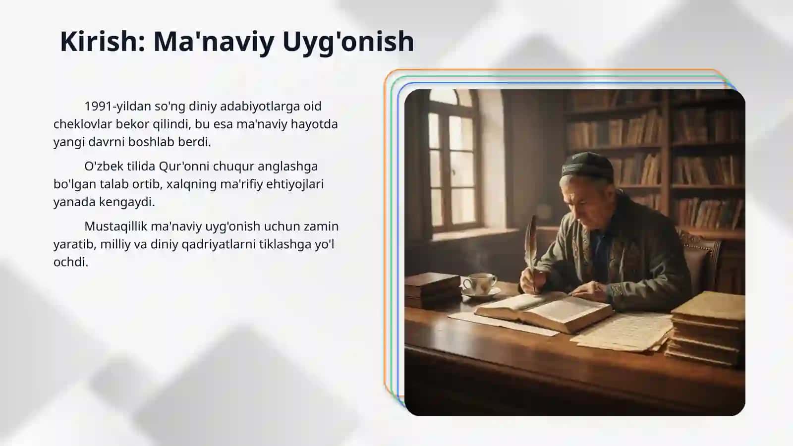 Mustaqillik yillarida Qur'onning o'zbek tiliga qilinishi va tafsirlari 3